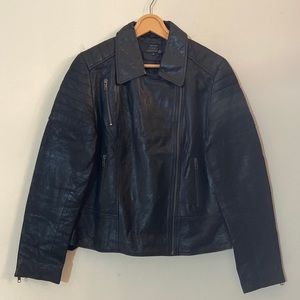 ONLY GENUINE LEATHER JACKET WOMENS